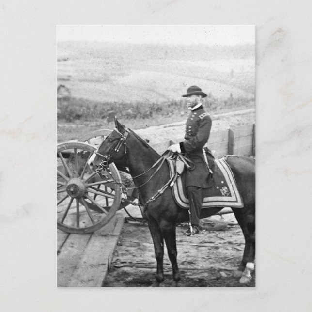 Carte Postale Général Sherman à Atlanta, 1864 (Devant)