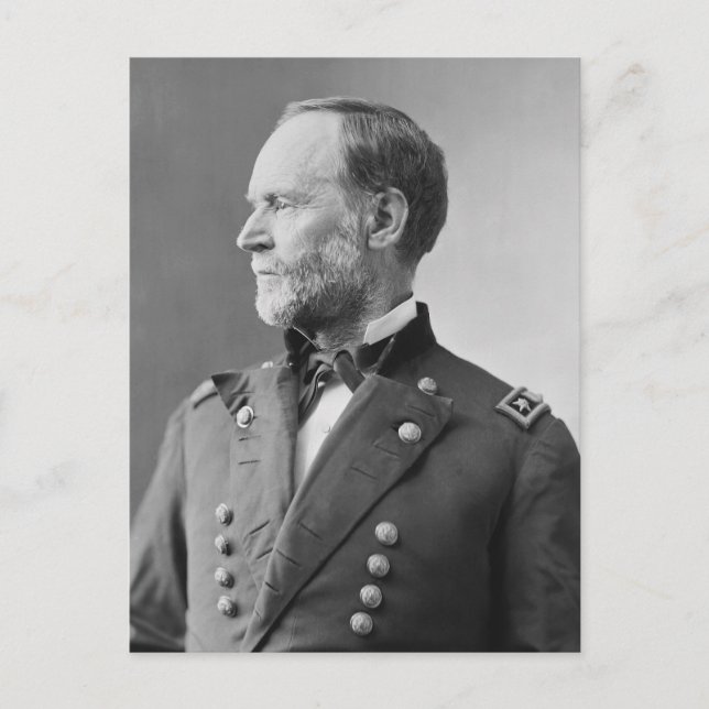 Carte Postale Général William Tecumseh Sherman (Devant)