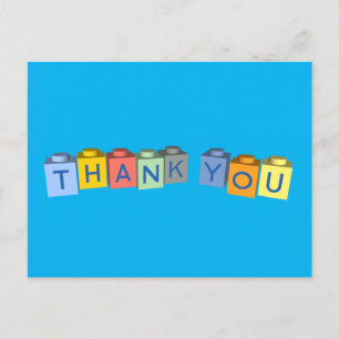 Carte Postale Générer des blocs de message Merci
