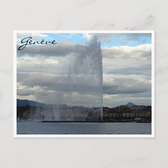 Carte Postale genève (Devant)