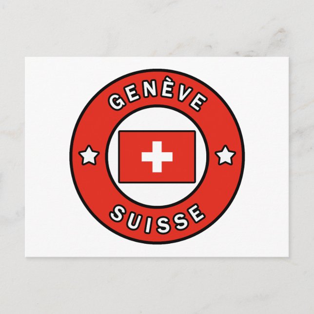 Carte Postale Genève Suisse (Devant)