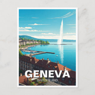 Carte Postale Genève Suisse