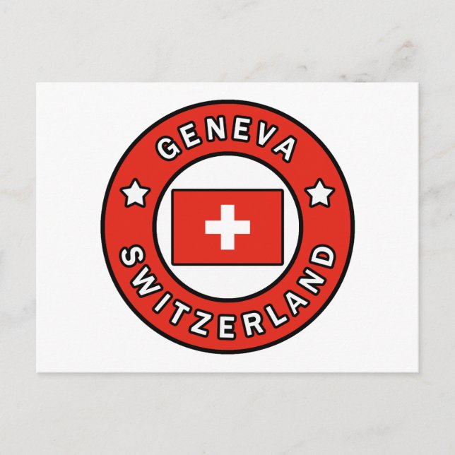 Carte Postale Genève Suisse (Devant)