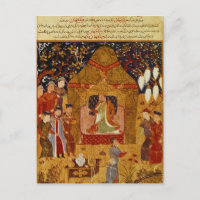 Genghis Khan dans sa tente par Rashid al-Din