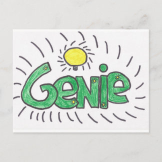 Carte Postale Genie produit