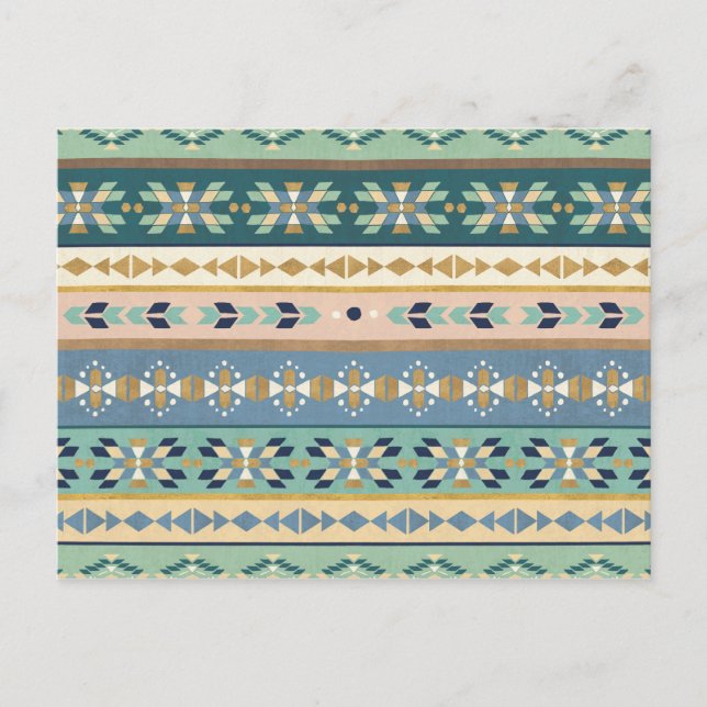 Carte Postale Geo Step extérieur | Motif indien (Devant)