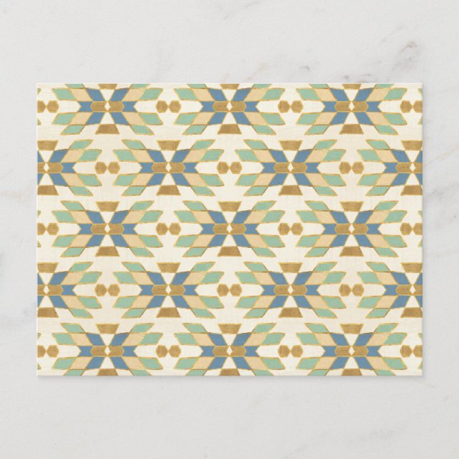 Carte Postale Geo Step extérieur | Motif tribal (Devant)