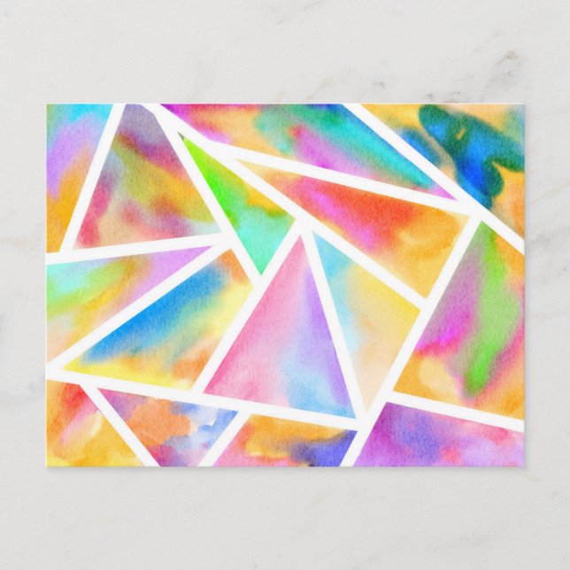 Carte Postale Geo Water Colors  (Devant)