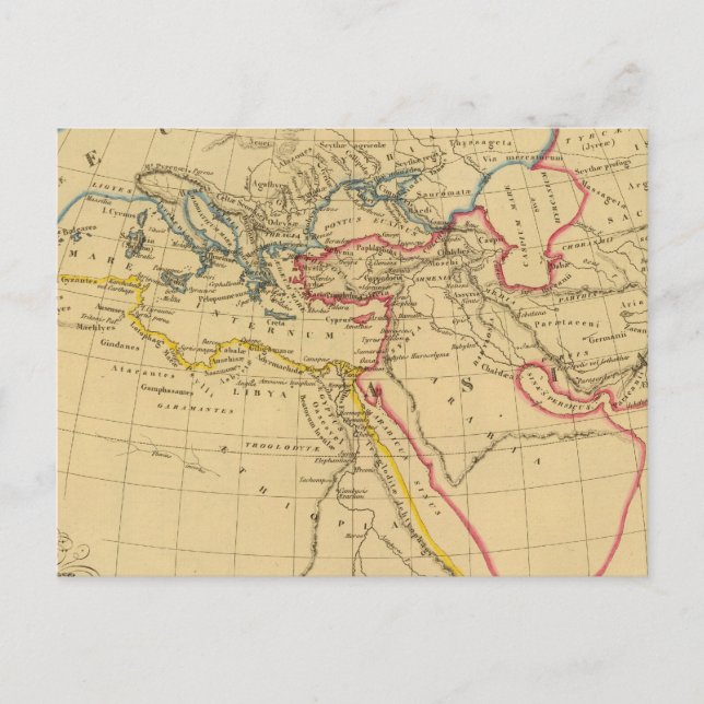 Carte Postale Géographie d'Hérodote (Devant)