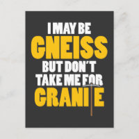 Géologie Cadeau Gneiss Ne Me Prenez Pas Pour Grani