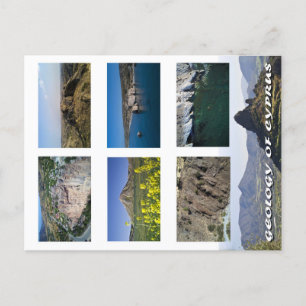 Carte Postale Géologie de Chypre