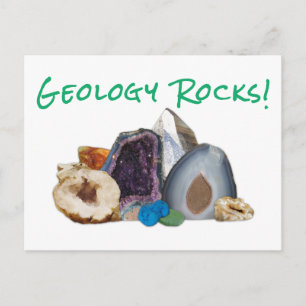 Carte Postale Geology Rocks !