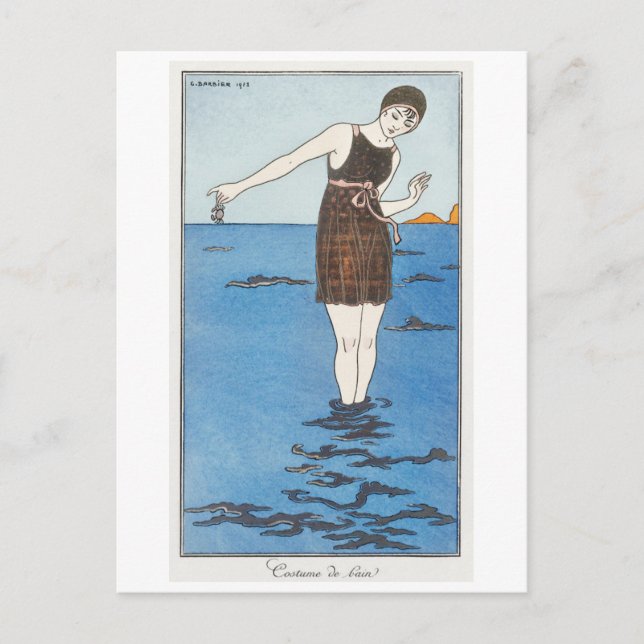 Carte postale George Barbier (Devant)