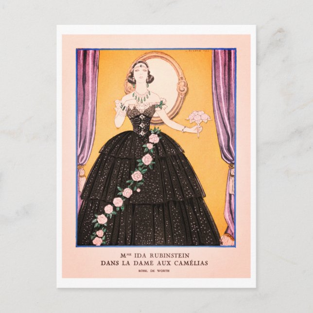 Carte postale George Barbier Vintage (Devant)