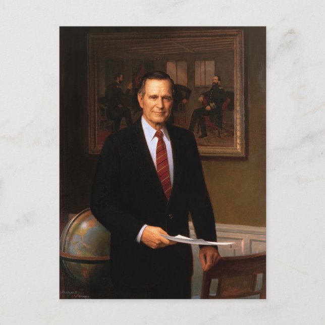 Carte Postale George Bush (Devant)