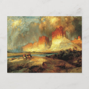 Carte Postale George Catlin - Falaises du Haut Colorado