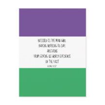 Carte postale George Eliot Citation