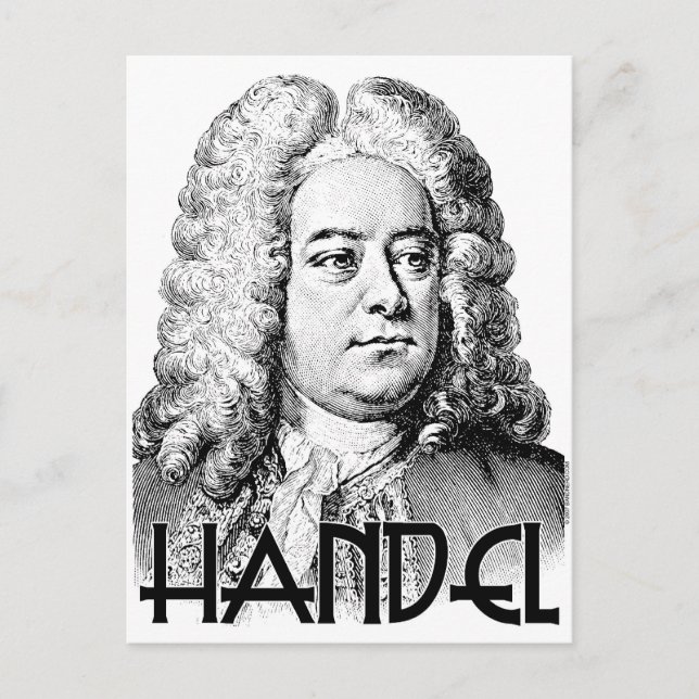 Carte Postale George Frideric Handel (Devant)