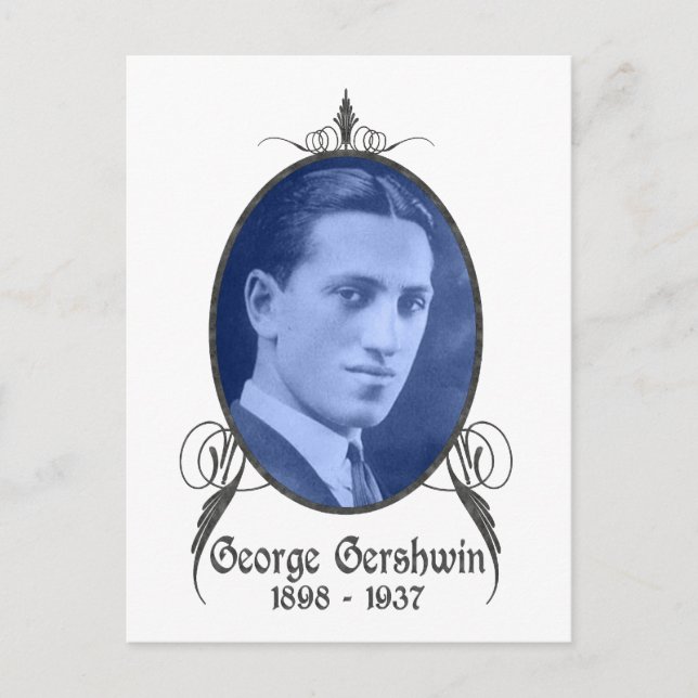 Carte Postale George Gershwin (Devant)
