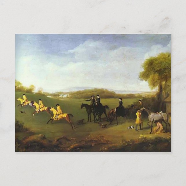Carte Postale George Stubbs - Les hippocampes appartiennent au d (Devant)