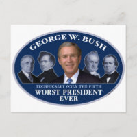 George W. Bush 5e pire président