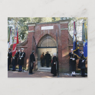 Carte Postale George W. & Laura Bush visite le tombeau de Washin