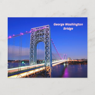Carte Postale George Washington Bridge Hudson