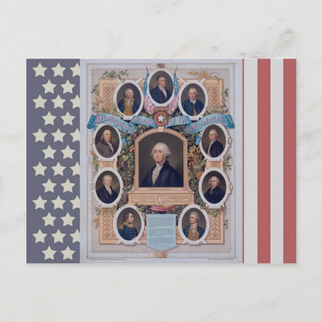 Carte Postale George Washington et les maçons de la révolution (Devant)