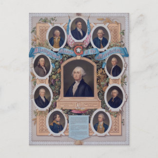 Carte Postale George Washington et les maçons de la révolution