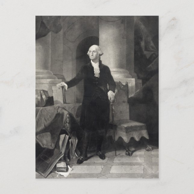 Carte postale George Washington Portrait (Devant)