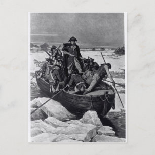 Carte Postale George Washington traversant la rivière Delaware