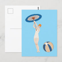 Georges Barbier Au Lido 1924 Illustration de mode