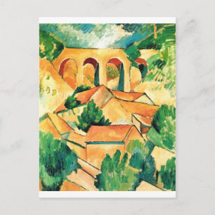 Carte Postale Georges Braque - Viaduc de l'Estaque Peinture