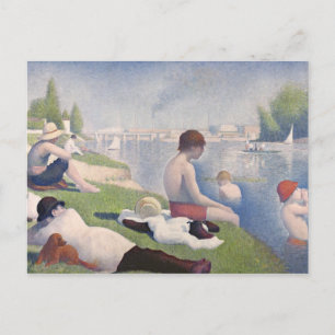 Carte Postale Georges Pierre Seurat   Bathers at Asni � res 1884