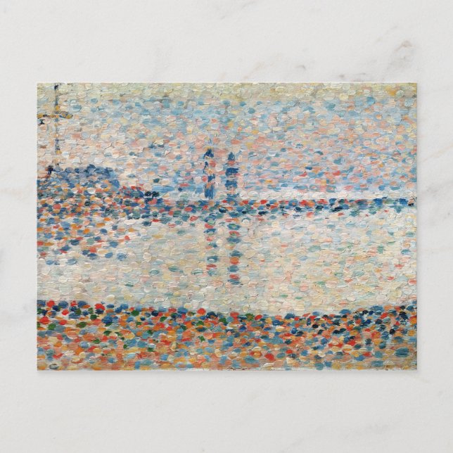 Carte Postale Georges Pierre Seurat | Étude pour 'The Channel at (Devant)