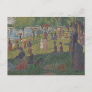 Carte Postale Georges Pierre Seurat Etudier pour un dimanche s