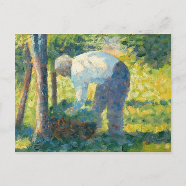 Carte Postale Georges Pierre Seurat | Le jardinier (Devant)