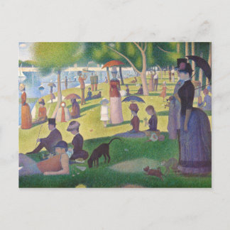 Carte Postale Georges Seurat dimanche après-midi Art
