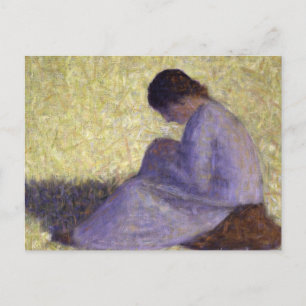 Carte Postale Georges Seurat - Femme assise
