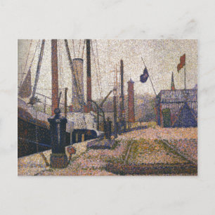 Carte Postale Georges Seurat La Maria à Honfleue