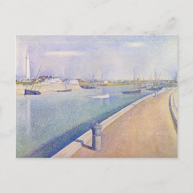 Carte Postale Georges Seurat - Le chenal des cimes (Devant)