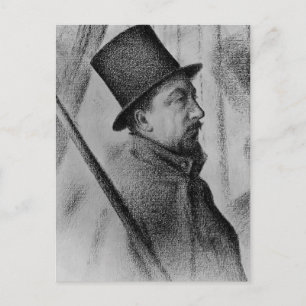 Carte Postale Georges Seurat - Portrait de Paul Signac