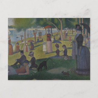Carte Postale Georges Seurat - Un dimanche sur La Grande Jatte