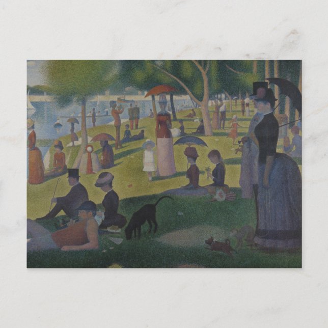 Carte Postale Georges Seurat - Un dimanche sur La Grande Jatte (Devant)