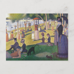 Carte Postale Georges Seurat - Un dimanche sur La Grande Jatte