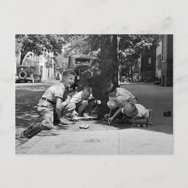 Carte Postale Georgetown Boys, années 1930 (Devant)