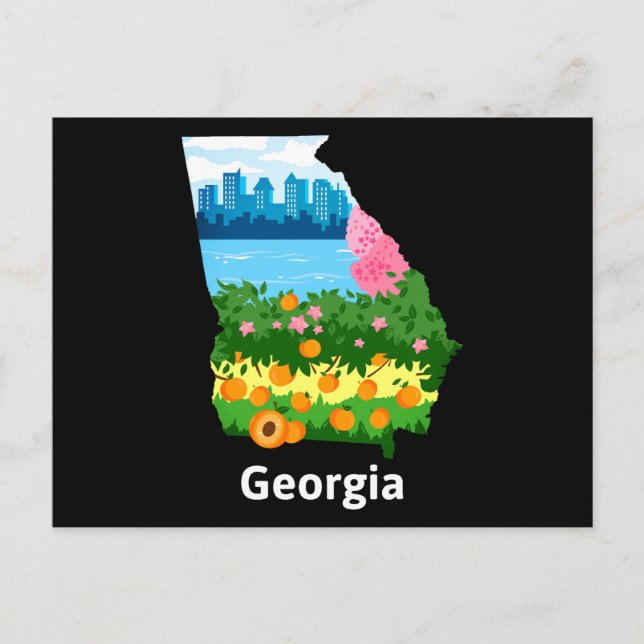 Carte postale Georgia (Devant)