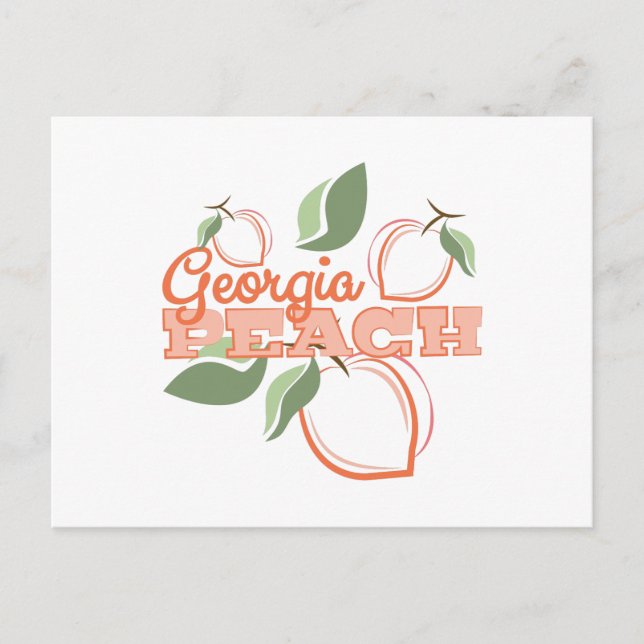 Carte Postale Georgia Peach (Devant)