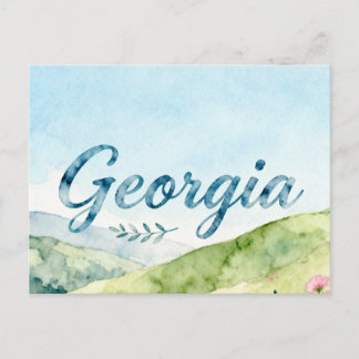 Carte Postale Georgia Postcard
