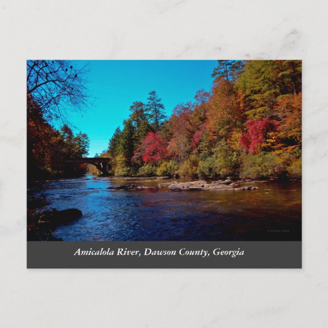 Carte Postale Géorgie - Automne (Devant)